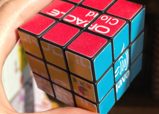 My geeky rubik cube solved